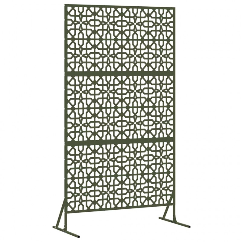 Ekran prywatności Oliwkowy 100 x 50 x 180 cm Stal