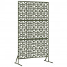 Ekran prywatności Oliwkowy 100 x 50 x 180 cm Stal