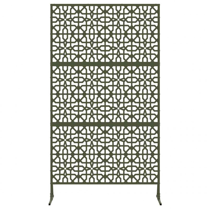Ekran prywatności Oliwkowy 100 x 50 x 180 cm Stal