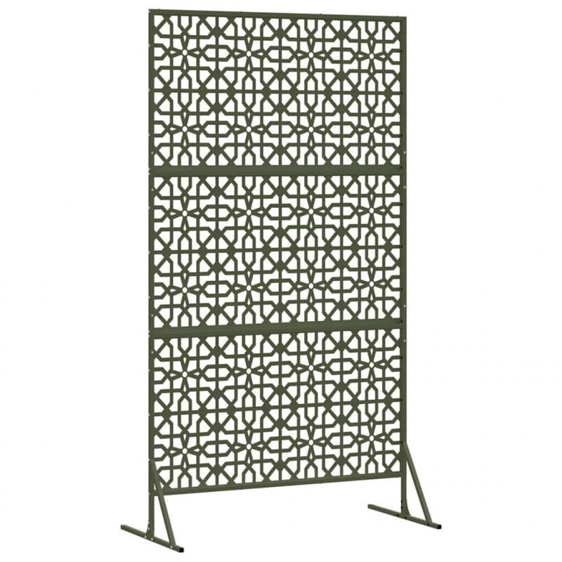 Ekran prywatności Oliwkowy 100 x 50 x 180 cm Stal