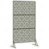 Ekran prywatności Oliwkowy 100 x 50 x 180 cm Stal