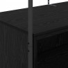 Wieszak na Ubrania z przechowywaniem Czarny 100 x 44 x 160 cm