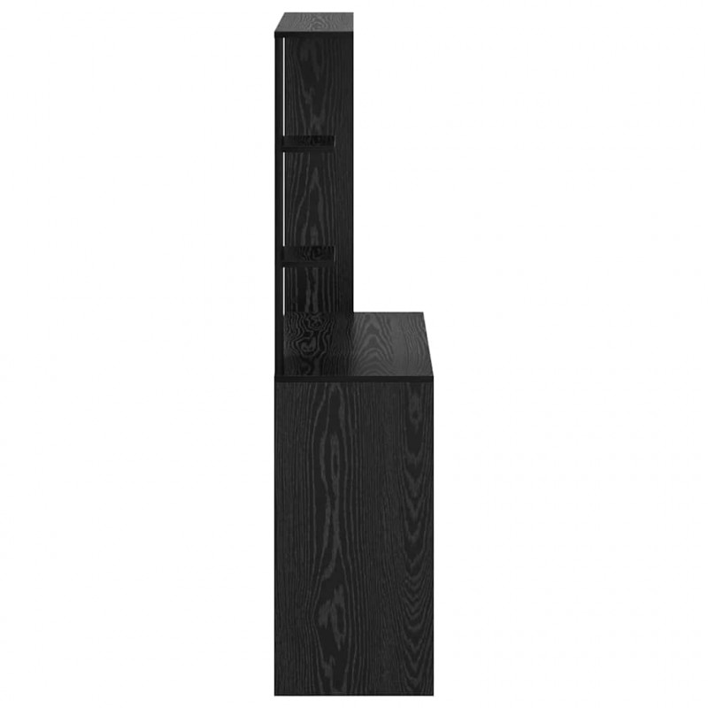 Biurko Czarny Dąb 78,5 x 37 x 154,5 cm Materiał drewnopochodny