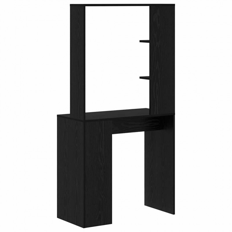 Biurko Czarny Dąb 78,5 x 37 x 154,5 cm Materiał drewnopochodny