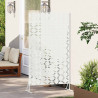 Ekran prywatności Biały 100 x 50 x 180 cm Stal