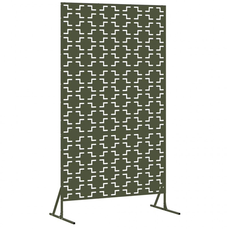 Ekran prywatności Oliwkowy 100 x 50 x 180 cm Stal