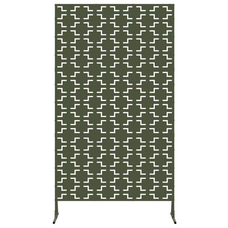 Ekran prywatności Oliwkowy 100 x 50 x 180 cm Stal