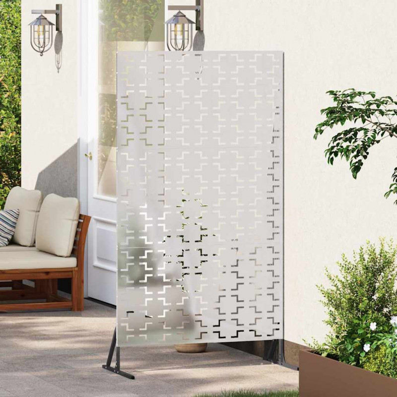 Ekran prywatności Szary 100 x 50 x 180 cm Stal