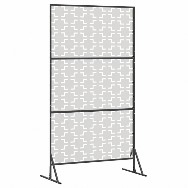 Ekran prywatności Szary 100 x 50 x 180 cm Stal