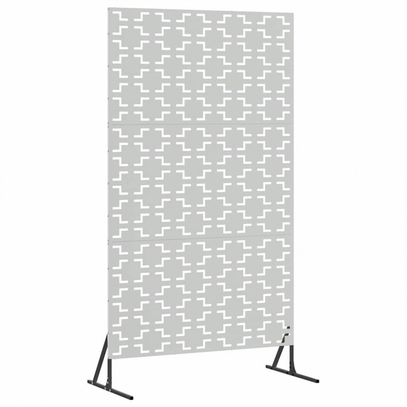 Ekran prywatności Szary 100 x 50 x 180 cm Stal