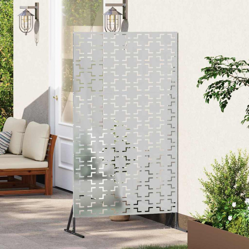Ekran prywatności Szary 100 x 50 x 180 cm Stal