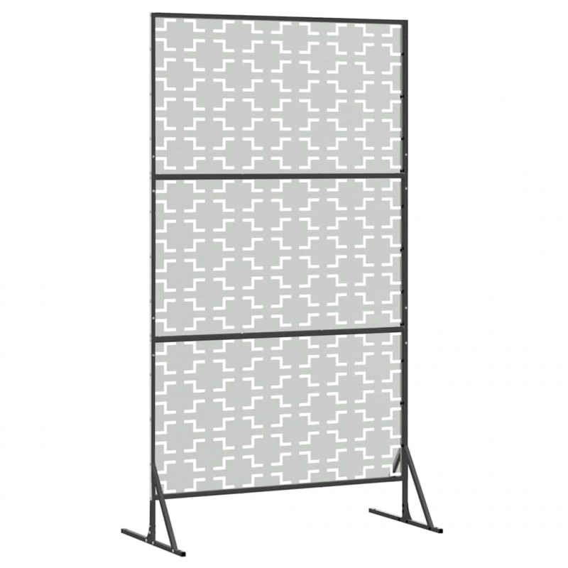 Ekran prywatności Szary 100 x 50 x 180 cm Stal