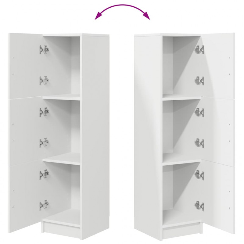 Highboard Biały 31.5 x 32 x 122.5 cm