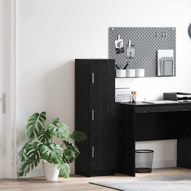 Highboard Czarny Dąb 31.5 x 32 x 122.5 cm