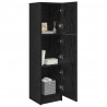 Highboard Czarny Dąb 31.5 x 32 x 122.5 cm