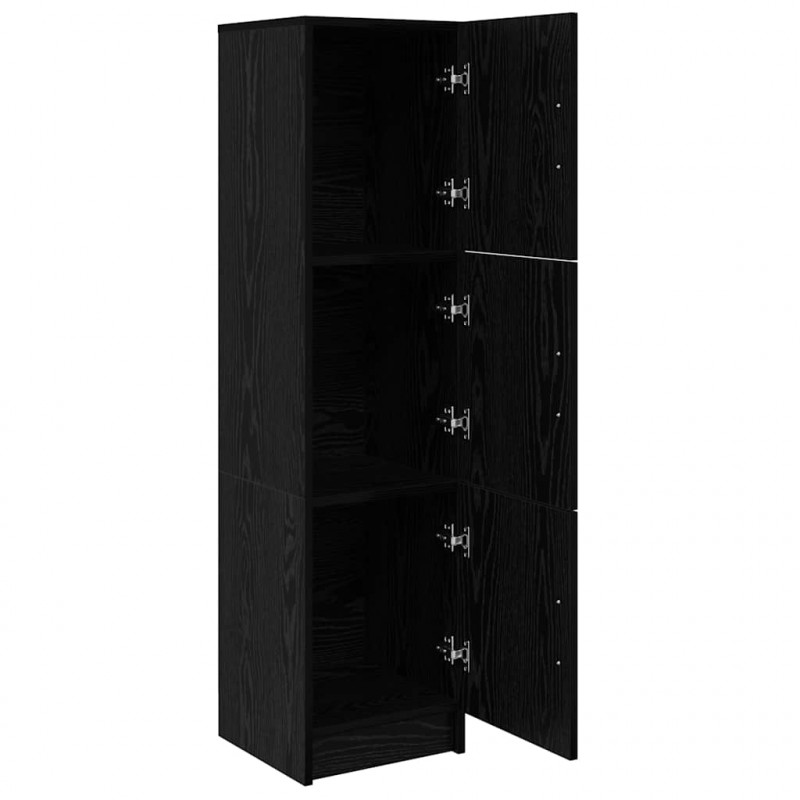 Highboard Czarny Dąb 31.5 x 32 x 122.5 cm