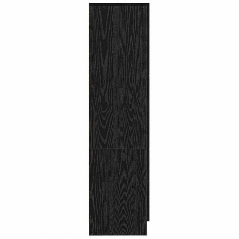 Highboard Czarny Dąb 31.5 x 32 x 122.5 cm