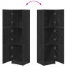 Highboard Czarny Dąb 31.5 x 32 x 122.5 cm