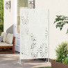 Ekran prywatności Biały 100 x 50 x 180 cm Stal