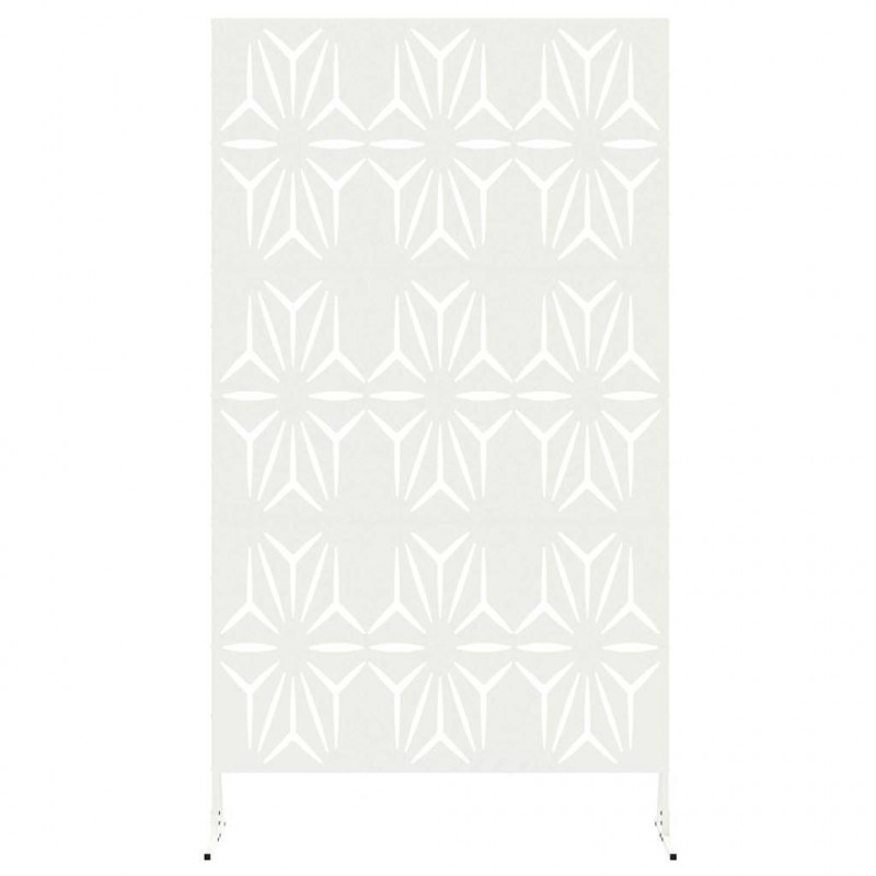 Ekran prywatności Biały 100 x 50 x 180 cm Stal