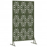 Ekran prywatności Oliwkowy 100 x 50 x 180 cm Stal