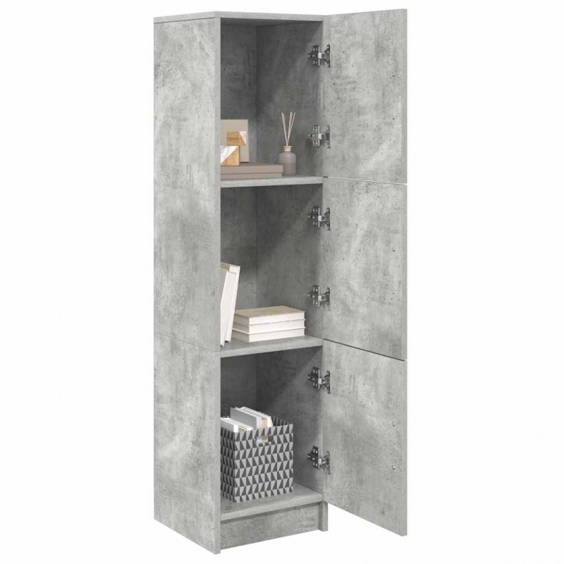 Highboard Betonowy szary 31.5 x 32 x 122.5 cm