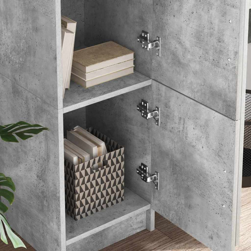 Highboard Betonowy szary 31.5 x 32 x 122.5 cm