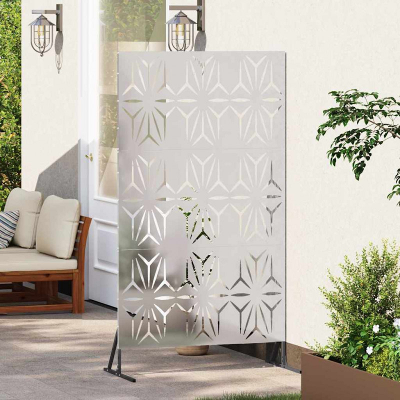 Ekran prywatności Szary 100 x 50 x 180 cm Stal