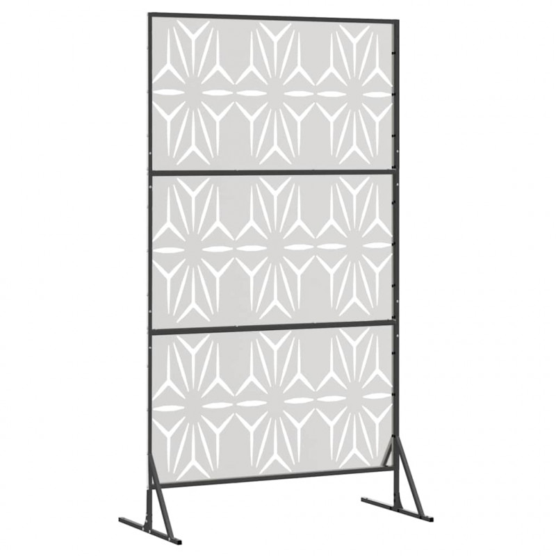 Ekran prywatności Szary 100 x 50 x 180 cm Stal