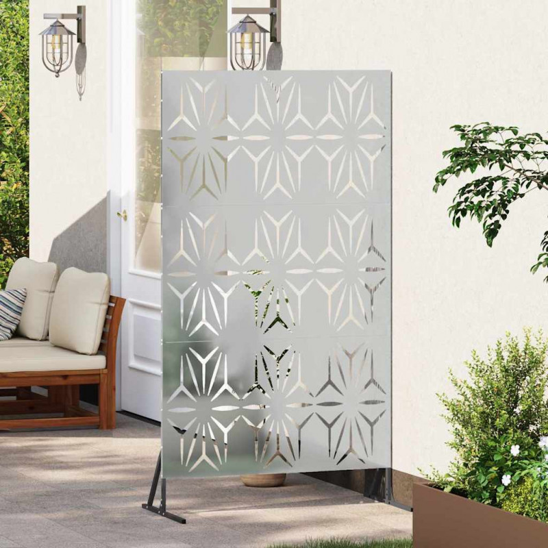 Ekran prywatności Szary 100 x 50 x 180 cm Stal