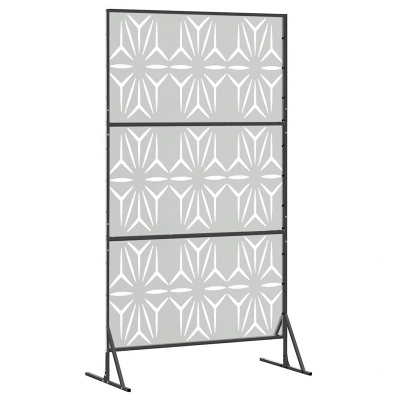 Ekran prywatności Szary 100 x 50 x 180 cm Stal