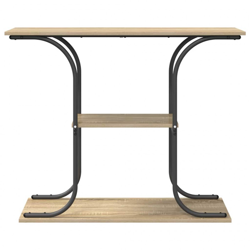 Konsola Dąb Sonoma 101 x 35 x 80,5 cm Materiał drewnopochodny