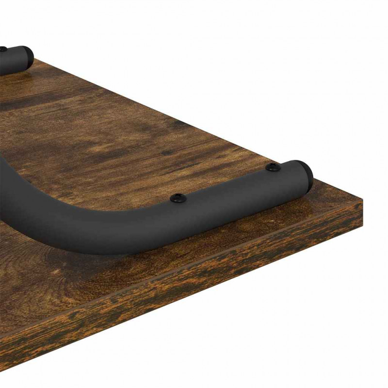 Konsola Dąb wędzony 101 x 35 x 80,5 cm Materiał drewnopochodny