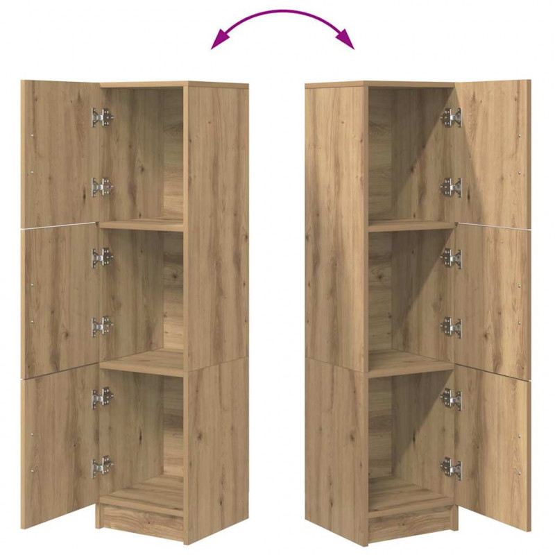 Highboard Dąb rzemieślniczy 31.5 x 32 x 122.5 cm
