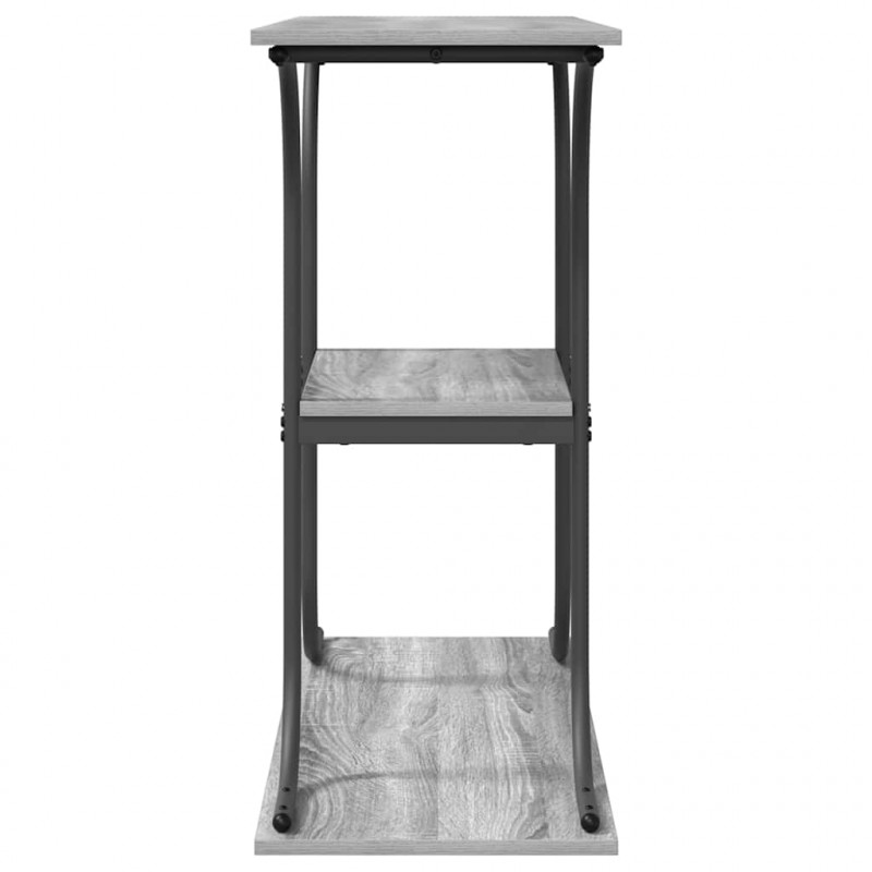 Konsola Szary Sonoma 101 x 35 x 80,5 cm Materiał drewnopochodny