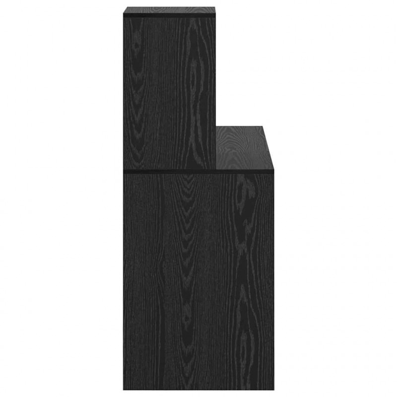 Biurko Czarny Dąb 102 x 50 x 124 cm Materiał drewnopochodny