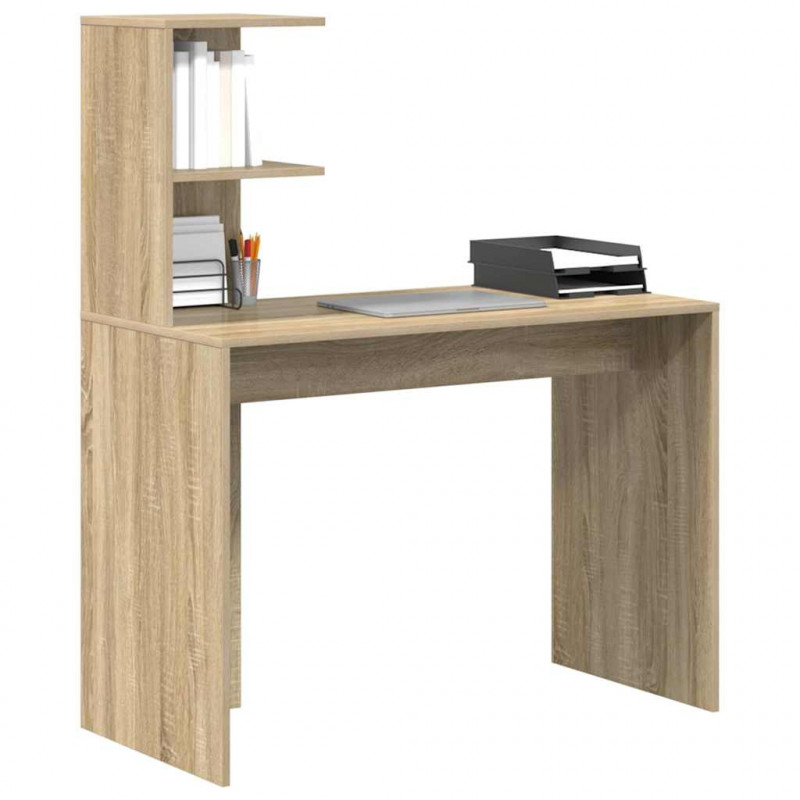 Biurko dąb sonoma 102 x 50 x 124 cm Materiał drewnopochodny