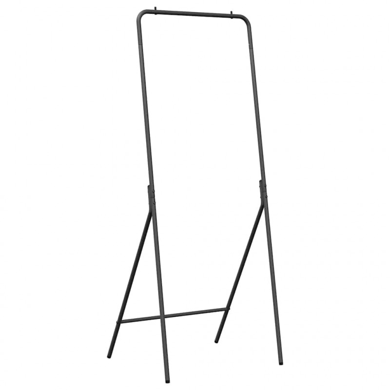 Wieszak na Ubrania Czarny 60 x 53 x 155 cm Stal