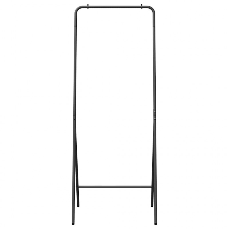 Wieszak na Ubrania Czarny 60 x 53 x 155 cm Stal
