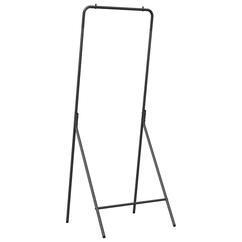 Wieszak na Ubrania Czarny 60 x 53 x 155 cm Stal