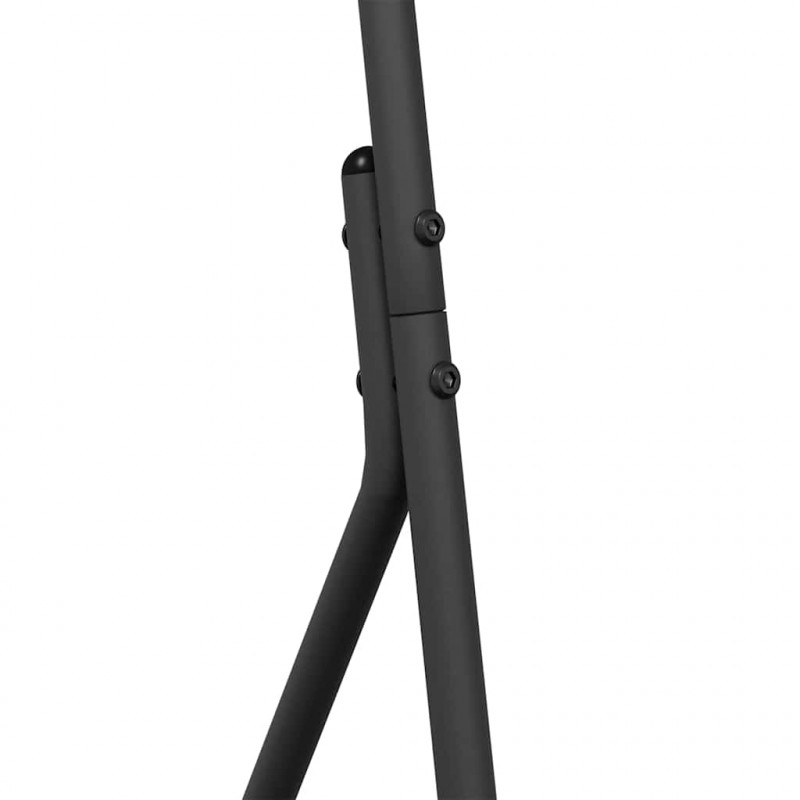 Wieszak na Ubrania Czarny 60 x 53 x 155 cm Stal