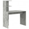 Biurko Betonowy szary 102 x 50 x 124 cm Materiał drewnopochodny