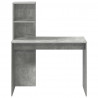 Biurko Betonowy szary 102 x 50 x 124 cm Materiał drewnopochodny