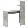 Biurko Betonowy szary 102 x 50 x 124 cm Materiał drewnopochodny