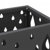 Stojak na parasol Czarny 15,5 x 15,5 x 49 cm Metal