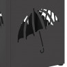 Stojak na parasol Czarny 15,5 x 15,5 x 49 cm Metal