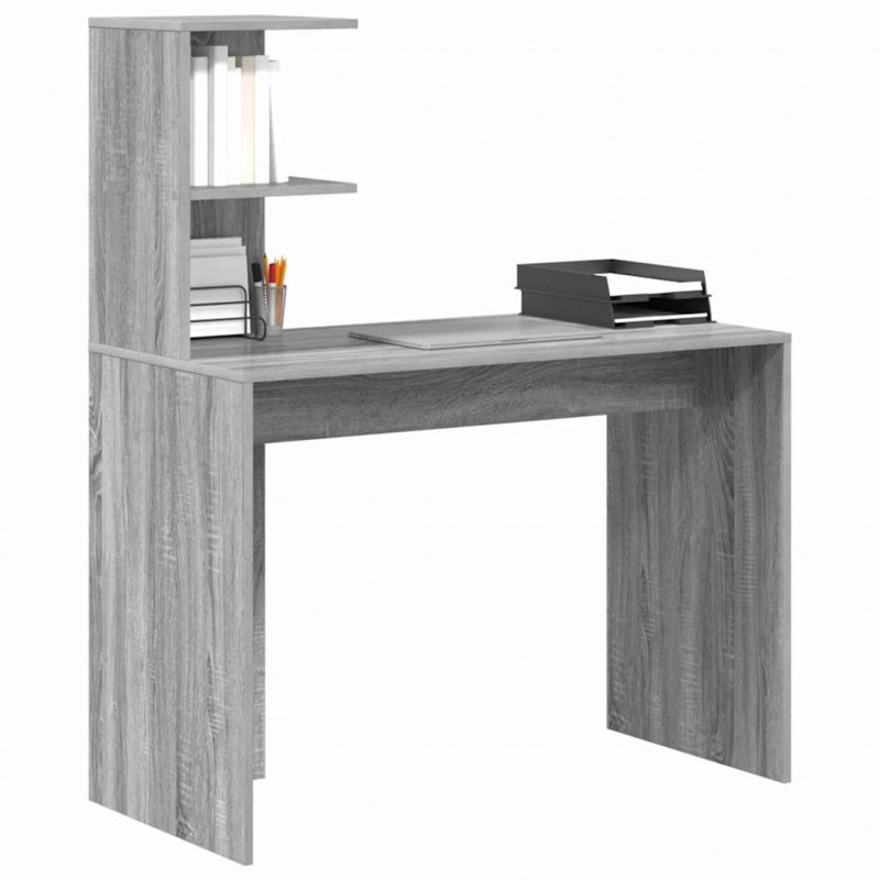 Biurko Szary Sonoma 102 x 50 x 124 cm Materiał drewnopochodny