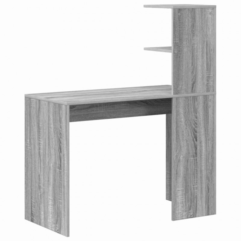 Biurko Szary Sonoma 102 x 50 x 124 cm Materiał drewnopochodny