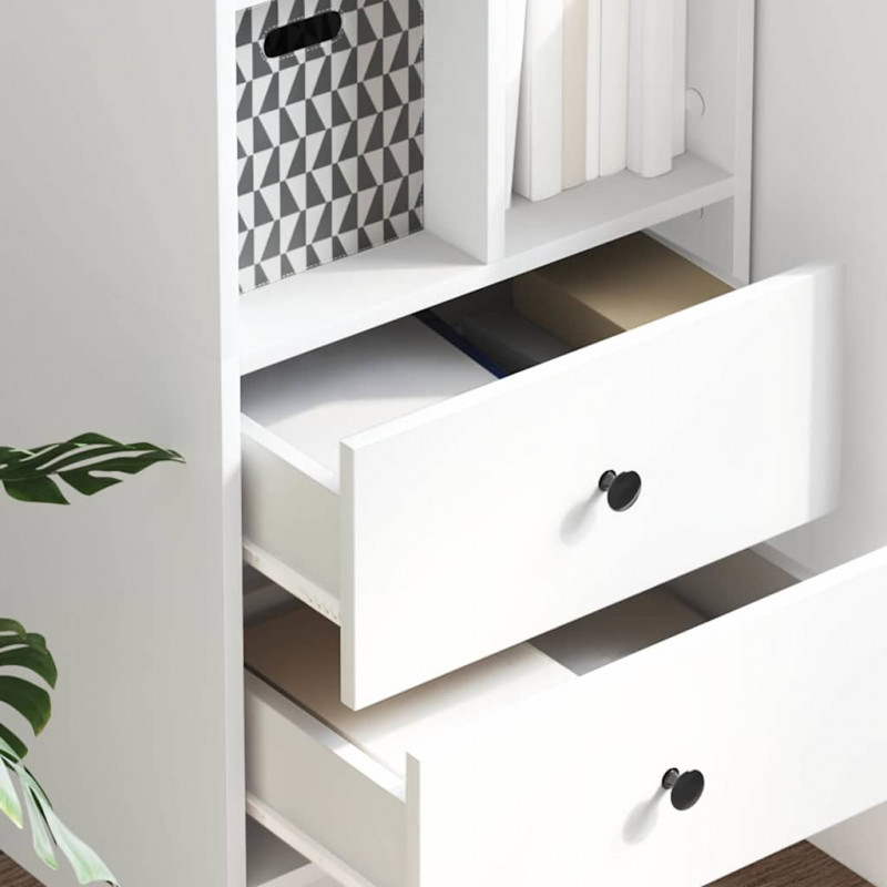 Highboard z szufladą Biały 45,5 x 34 x 127 cm