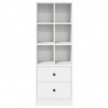 Highboard z szufladą Biały 45,5 x 34 x 127 cm